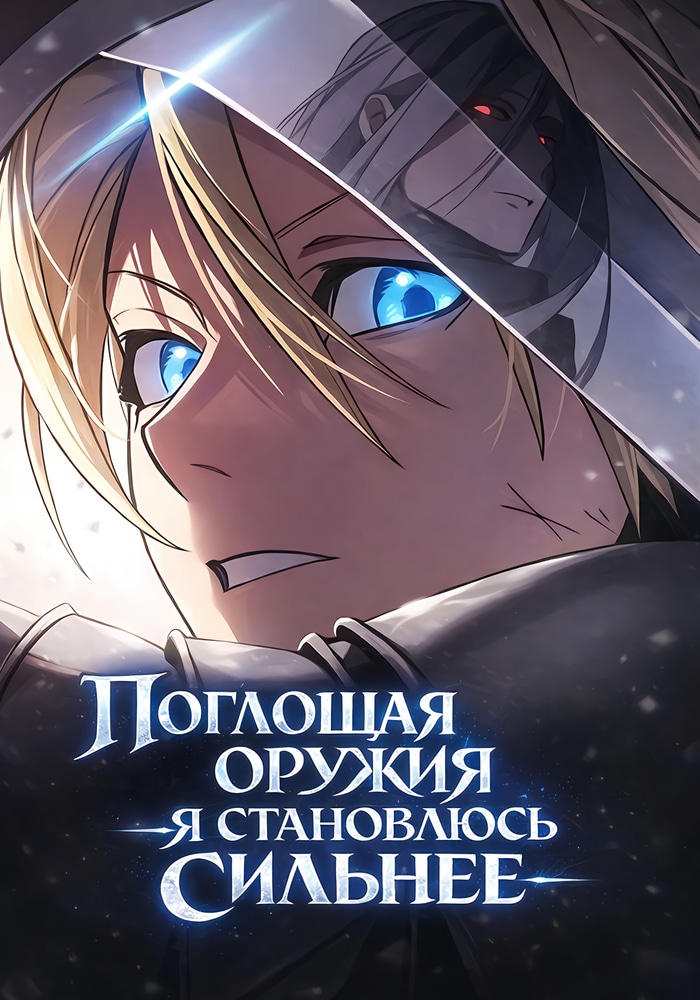 Обложка Поглощая оружия, я становлюсь сильнее